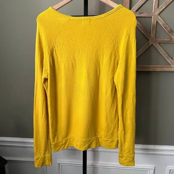 Anthropologie Sundry Texas Star Mustard Sweatshirt, size S - Picture 6 of 6